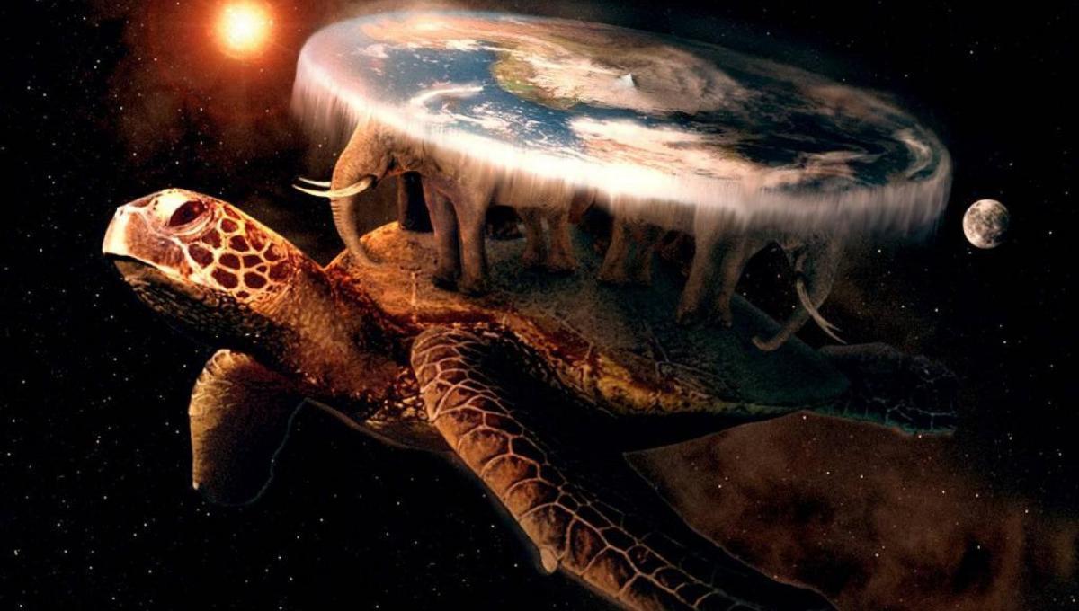 Discworld inhabitants have had it up to here with 'round-discworlder' conspiracy theorists