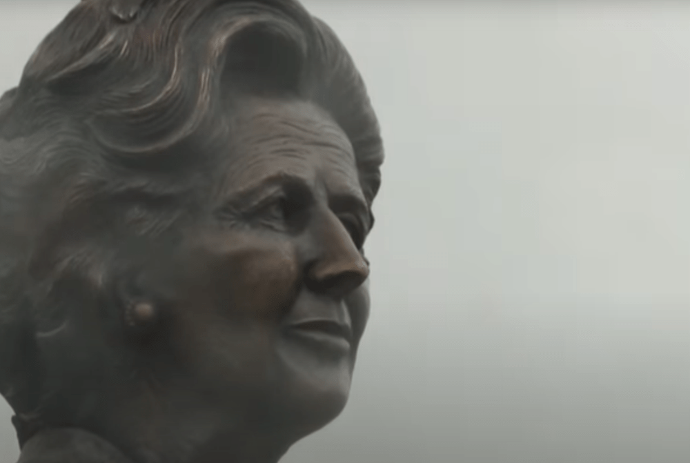 Urine-powered hydro-electric generator to be placed downstream from Thatcher statue
