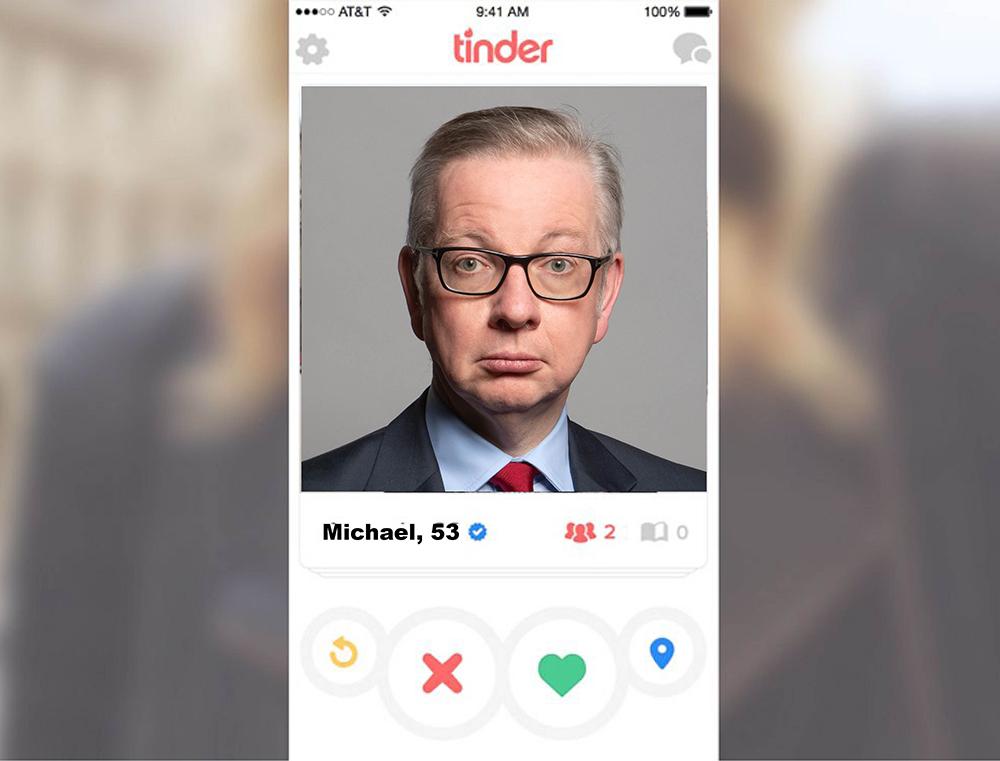 Tinder breaks after newly-single Michael Gove creates account