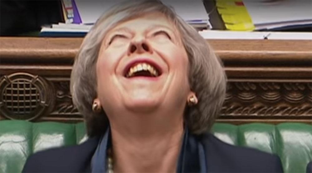 Theresa May secretly finds all this fucking hilarious, report finds